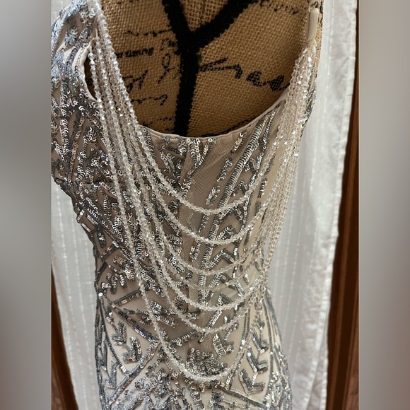 Sequin Mermaid Hem Formal Dress Gala Dress size S - Picture 9 of 16